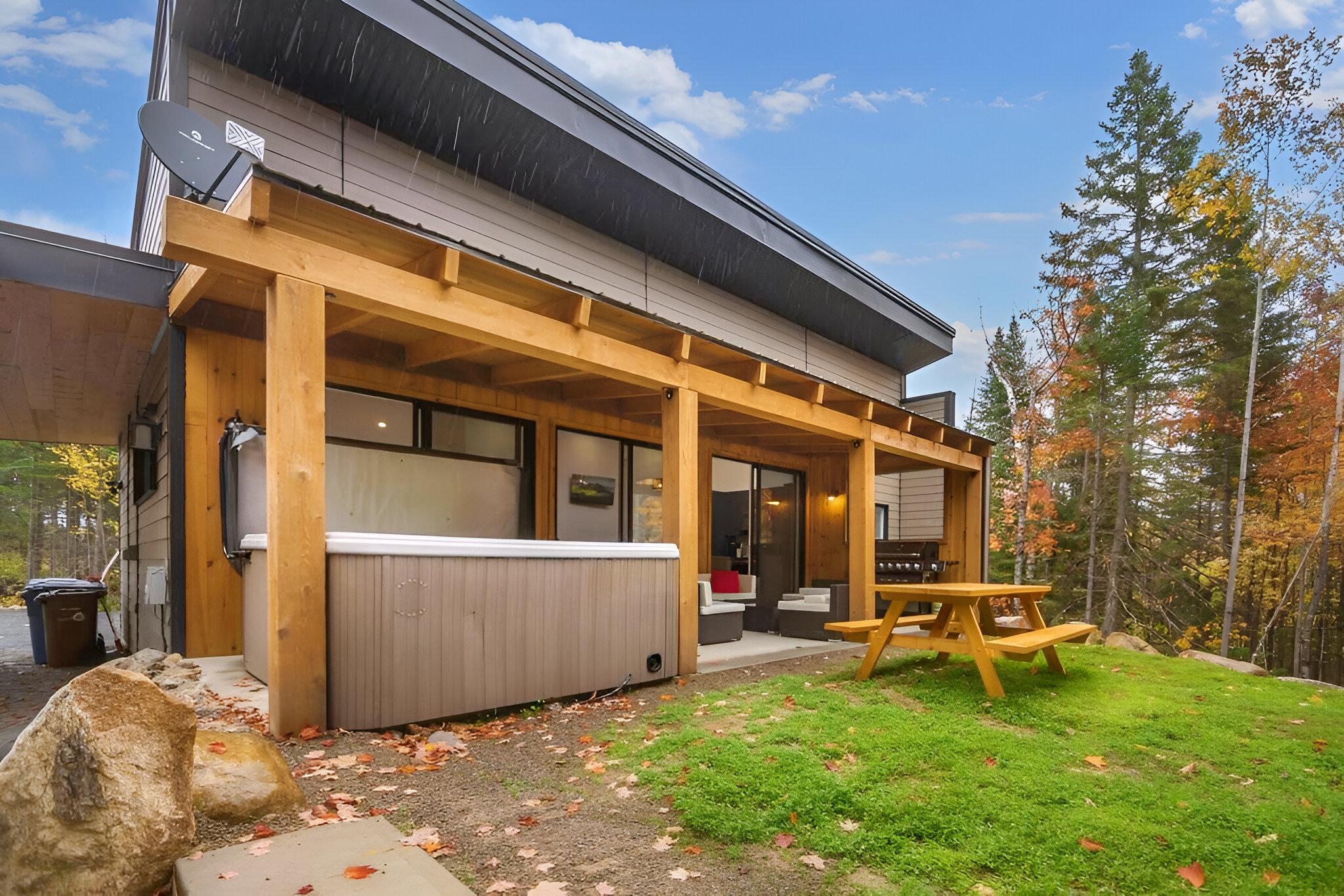 Petit Boisé Chalet scandinave Chalet for rent in NotreDamedela